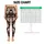 Ivory Wildflower Blooms for Beach Days, Travel, and Relaxed Everyday Outings for Women Leggings - 3