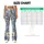 Blue And Cream Wildflower Blooms For Breezy Spring Getaways And Sunny Coastal Summer Days Leggings - 7