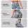 Blue And Cream Wildflower Blooms For Breezy Spring Getaways And Sunny Coastal Summer Days Leggings - 2