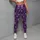 Purple Snowflakes And Stars For Cozy Christmas Holiday Celebrations Leggings - 4