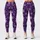 Purple Snowflakes And Stars For Cozy Christmas Holiday Celebrations Leggings - 1