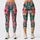 Tropical Pink Paisley Florals for Sunny Beach Vacations and Resort Getaways Leggings - 3