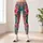 Tropical Pink Paisley Florals for Sunny Beach Vacations and Resort Getaways Leggings - 4