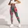 Tropical Pink Paisley Florals for Sunny Beach Vacations and Resort Getaways Leggings - 5