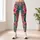 Tropical Pink Paisley Florals for Sunny Beach Vacations and Resort Getaways Leggings - 6