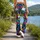 Colorful Comic Pop Art Street Style For Urban Weekends And Festival Outfits Leggings - 12