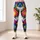 Colorful Comic Pop Art Street Style For Urban Weekends And Festival Outfits Leggings - 4