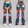 Colorful Comic Pop Art Street Style For Urban Weekends And Festival Outfits Leggings - 9