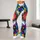 Colorful Comic Pop Art Street Style For Urban Weekends And Festival Outfits Leggings - 10