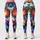 Colorful Comic Pop Art Street Style For Urban Weekends And Festival Outfits Leggings - 1