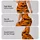 Orange And Charcoal Bat Motifs With Golden Dots For Halloween Parties And Autumn Nights Leggings - 8