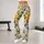 Yellow Rose and Marigold Blooms for Vacation, Commuting, and Sunny Everyday Style Leggings - 10