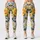 Yellow Rose and Marigold Blooms for Vacation, Commuting, and Sunny Everyday Style Leggings - 3