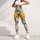 Yellow Rose and Marigold Blooms for Vacation, Commuting, and Sunny Everyday Style Leggings - 5