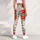 Scarlet Wildflower Blooms for Sunny Days, Garden Strolls and Everyday Style for Women Leggings - 6