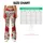 Scarlet Wildflower Blooms for Sunny Days, Garden Strolls and Everyday Style for Women Leggings - 7