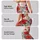 Scarlet Wildflower Blooms for Sunny Days, Garden Strolls and Everyday Style for Women Leggings - 2