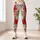 Scarlet Wildflower Blooms for Sunny Days, Garden Strolls and Everyday Style for Women Leggings - 4