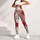 Scarlet Wildflower Blooms for Sunny Days, Garden Strolls and Everyday Style for Women Leggings - 5