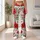 Scarlet Wildflower Blooms for Sunny Days, Garden Strolls and Everyday Style for Women Leggings - 12