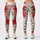 Scarlet Wildflower Blooms for Sunny Days, Garden Strolls and Everyday Style for Women Leggings - 1