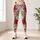 Scarlet Wildflower Blooms for Sunny Days, Garden Strolls and Everyday Style for Women Leggings - 6