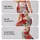 Scarlet Wildflower Blooms for Sunny Days, Garden Strolls and Everyday Style for Women Leggings - 2
