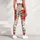 Scarlet Wildflower Blooms for Sunny Days, Garden Strolls and Everyday Style for Women Leggings - 4