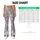 Lavender Wildflower Sprigs on Mist Gray for Coastal Summer Getaways and Garden Strolls Leggings - 7