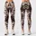 Gothic Skulls and Roses for Halloween Parties and Everyday Alternative Autumn Style Leggings - 3