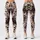 Gothic Skulls and Roses for Halloween Parties and Everyday Alternative Autumn Style Leggings - 1