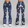 Ivory Butterflies And Midnight Blooms For Coastal Getaways And Everyday Nature Lovers Leggings - 9