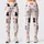 Autumn Kitten Faces and Ivory Polka Dots for Cozy Everyday Commuting Style for Women Leggings - 3