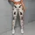 Autumn Kitten Faces and Ivory Polka Dots for Cozy Everyday Commuting Style for Women Leggings - 4