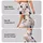 Autumn Kitten Faces and Ivory Polka Dots for Cozy Everyday Commuting Style for Women Leggings - 2
