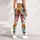 Colorful Skulls, Jack-O’-Lanterns and Bats for Halloween Festivities and Autumn Nights Leggings - 6