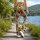 Colorful Skulls, Jack-O’-Lanterns and Bats for Halloween Festivities and Autumn Nights Leggings - 12
