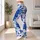 Cobalt Blue Roses on Midnight Black for Elegant Everyday Style and Garden Gatherings Leggings - 11