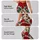 Crimson Rose Blooms for Romantic Getaways and Garden Strolls Leggings - 8