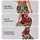 Crimson Rose Blooms for Romantic Getaways and Garden Strolls Leggings - 2
