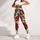 Crimson Rose Blooms for Romantic Getaways and Garden Strolls Leggings - 4
