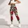Crimson Rose Blooms for Romantic Getaways and Garden Strolls Leggings - 6