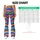 Rainbow Stripe Activewear For Colorful Beach Days And Everyday Women's Fitness Style Leggings - 7