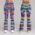 Rainbow Stripe Activewear For Colorful Beach Days And Everyday Women's Fitness Style Leggings - 9