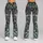 Monochrome Wolf Portraits And Botanical Scrollwork For Relaxed Coastal Weekend Adventures Leggings - 9