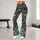 Monochrome Wolf Portraits And Botanical Scrollwork For Relaxed Coastal Weekend Adventures Leggings - 10
