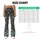 Monochrome Wolf Portraits And Botanical Scrollwork For Relaxed Coastal Weekend Adventures Leggings - 7