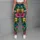 Tropical Pineapple and Palm Foliage for Hawaiian Beach Getaways and Summer Travel Leggings - 6