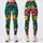 Tropical Pineapple and Palm Foliage for Hawaiian Beach Getaways and Summer Travel Leggings - 3
