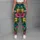 Tropical Pineapple and Palm Foliage for Hawaiian Beach Getaways and Summer Travel Leggings - 5